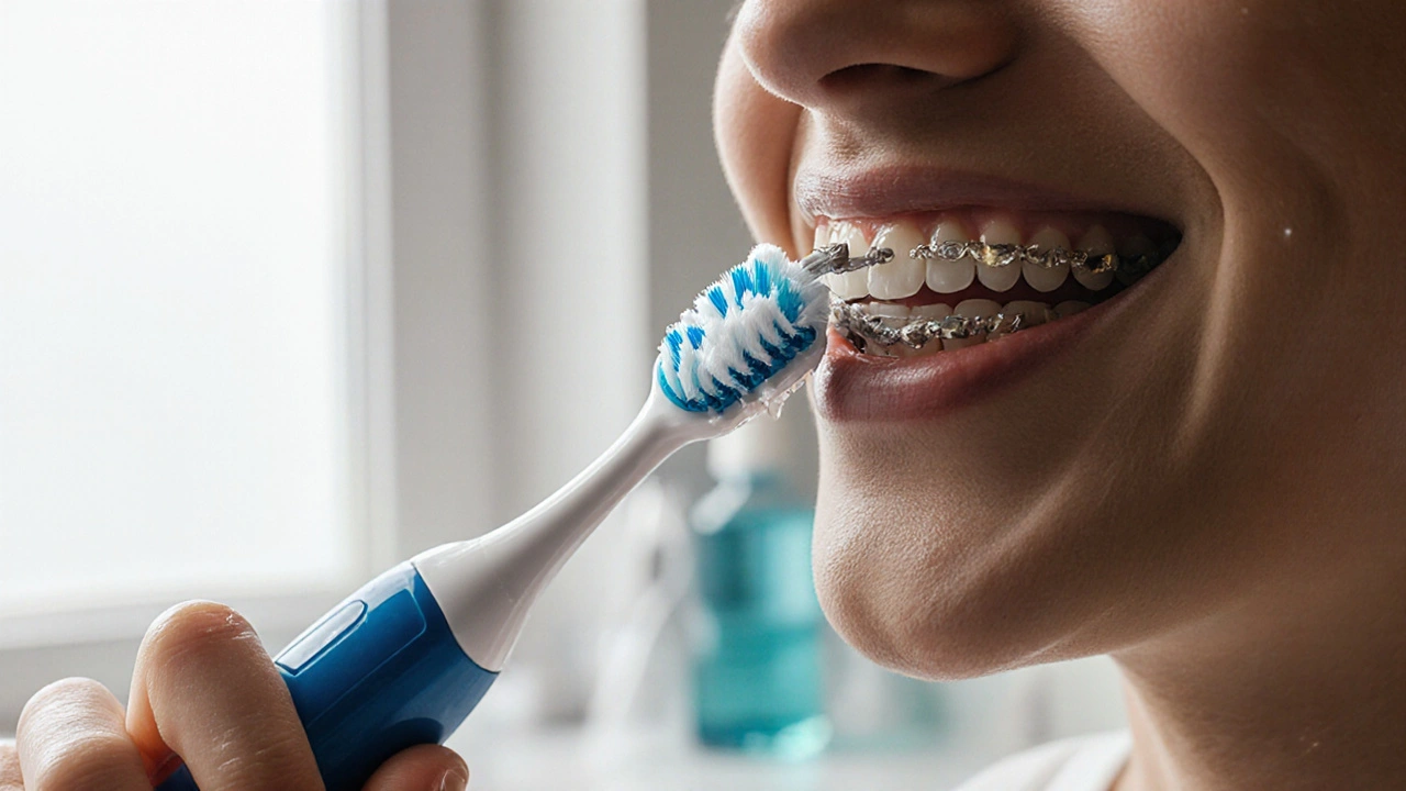 Jak sonický kartáček pomáhá lidem s ortodontickými aparáty