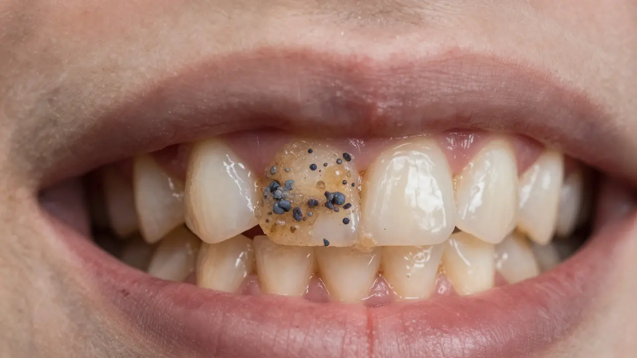 Jak vypadá zubní kámen a jak ho poznat na první pohled