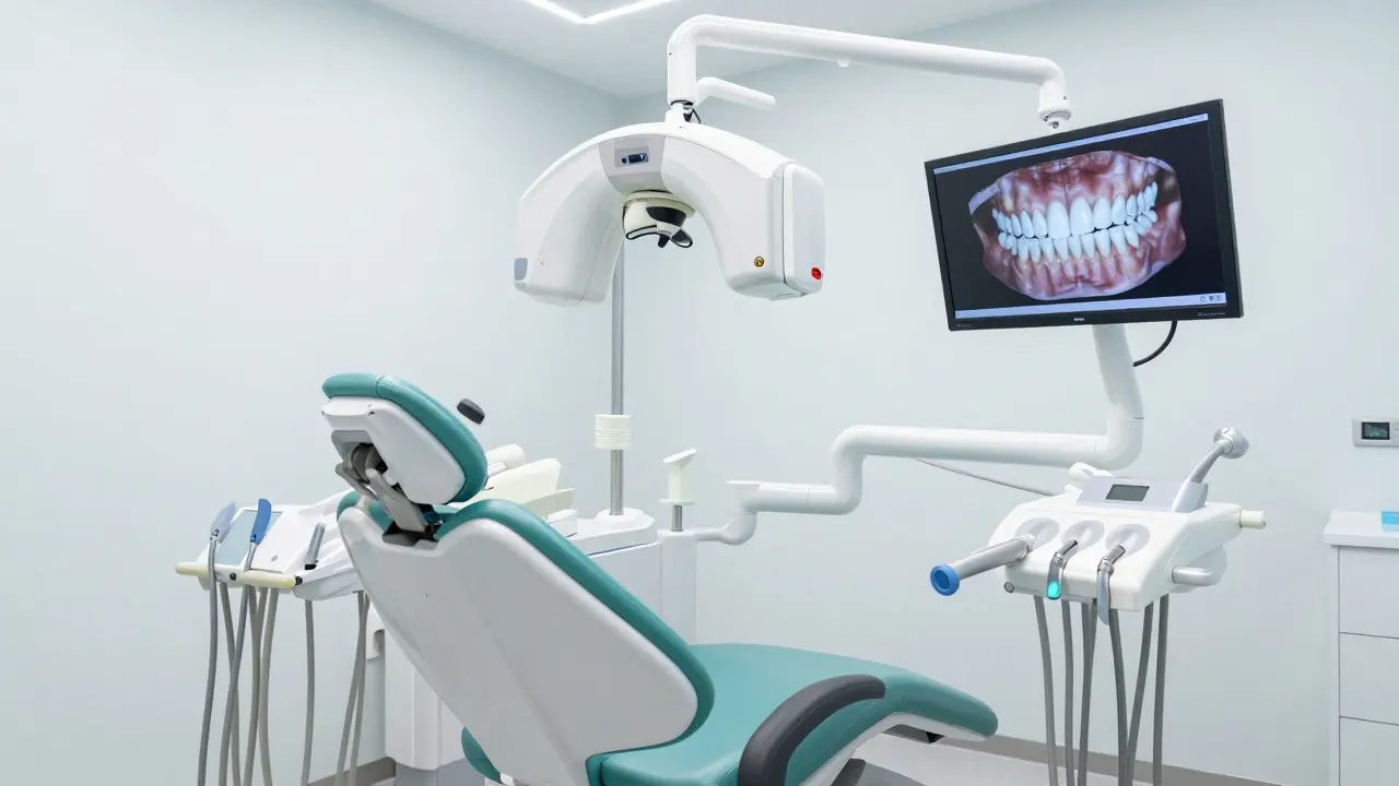 Moderní zubní ordinace v Praze s digitálním rentgenem a špičkovým vybavením.