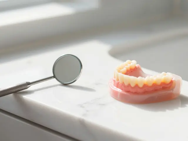 Jak správně používat dentální zrcátko pro kontrolu zubních protéz